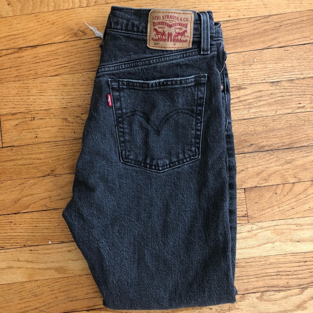 Levi’s 501 Black High Rise Jeans